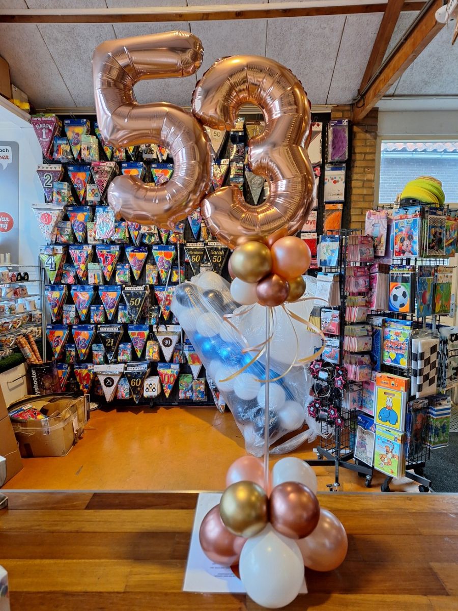 Folie Ballonnen Cijfers 2026 Zilver 40 Inch - Set Van 4 Nieuwjaarsdecoratie